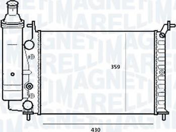 Magneti Marelli - BR RMM1005HFT - Radiator, engine cooling autospares.lv