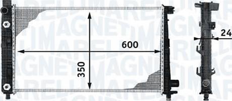 Magneti Marelli - BR RMM376713051 - Radiator, engine cooling autospares.lv