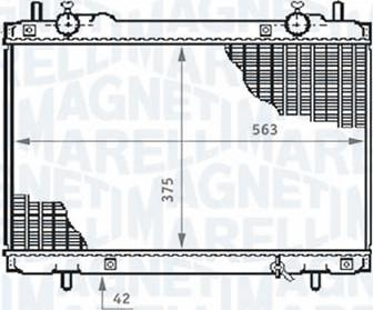 Magneti Marelli - BR RMM376720771 - Radiator, engine cooling autospares.lv