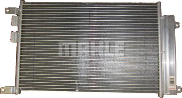 MAHLE AC 809 000P - Condenser, air conditioning autospares.lv