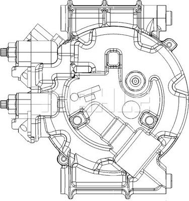 MAHLE ACP 1366 000P - Compressor, air conditioning autospares.lv