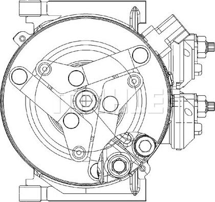 MAHLE ACP 310 000P - Compressor, air conditioning autospares.lv