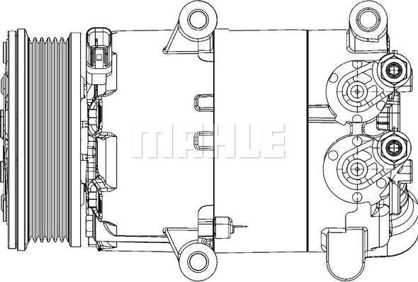 MAHLE ACP 310 000P - Compressor, air conditioning autospares.lv