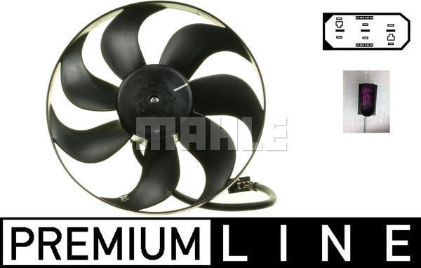 MAHLE CFF 11 000P - Fan, radiator autospares.lv