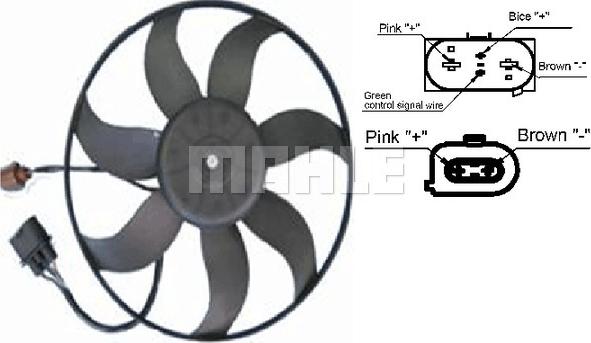 MAHLE CFF 187 001S - Fan, radiator autospares.lv