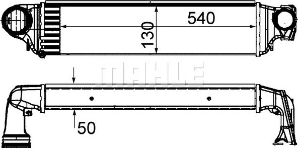 MAHLE CI 425 000S - Intercooler, charger autospares.lv