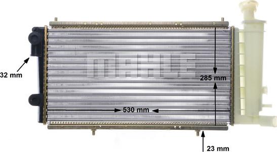 MAHLE CR 429 000S - Radiator, engine cooling autospares.lv