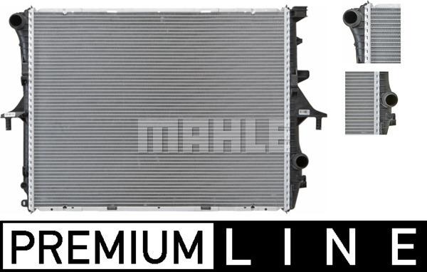 MAHLE CR 571 000P - Radiator, engine cooling autospares.lv