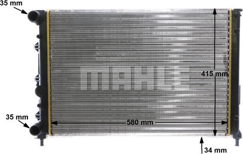 MAHLE CR 1411 000S - Radiator, engine cooling autospares.lv