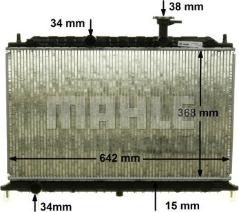 MAHLE CR 1303 000P - Radiator, engine cooling autospares.lv