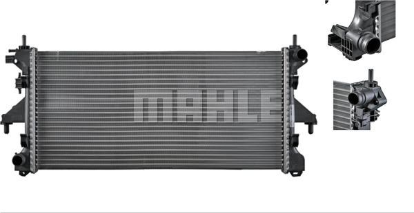 MAHLE CR 880 000P - Radiator, engine cooling autospares.lv