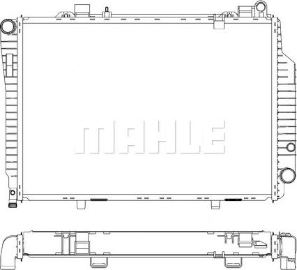 MAHLE CR 249 000S - Radiator, engine cooling autospares.lv