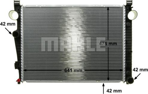 MAHLE CR 226 000P - Radiator, engine cooling autospares.lv