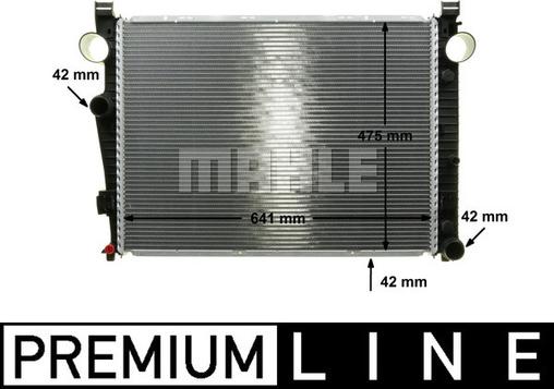 MAHLE CR 226 000P - Radiator, engine cooling autospares.lv