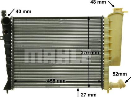 MAHLE CR 2205 000P - Radiator, engine cooling autospares.lv