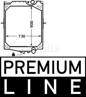 MAHLE CR 756 000P - Radiator, engine cooling autospares.lv