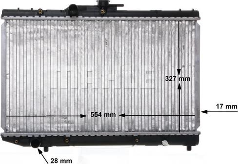 MAHLE CR 768 000S - Radiator, engine cooling autospares.lv