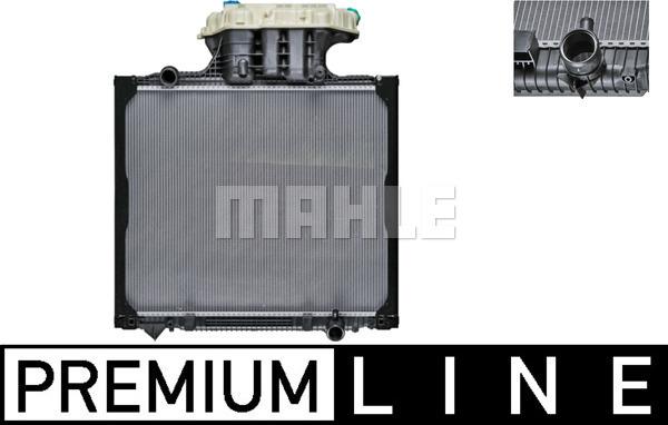 MAHLE CR 702 000P - Radiator, engine cooling autospares.lv