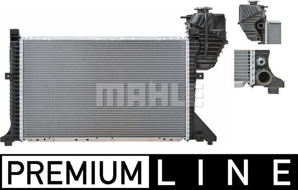 MAHLE CR 711 000P - Radiator, engine cooling autospares.lv