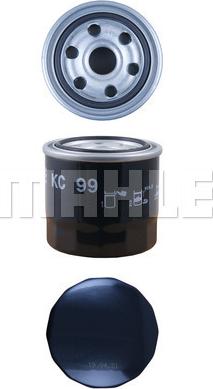 MAHLE KC 99 - Fuel filter autospares.lv