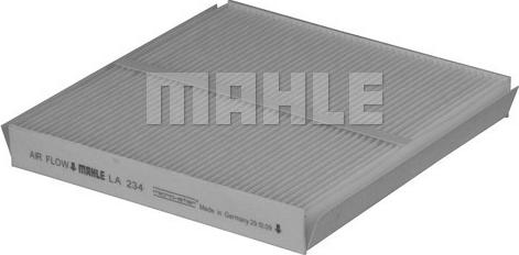 MAHLE LA 234 - Filter, interior air autospares.lv