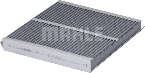 MAHLE LAK 234 - Filter, interior air autospares.lv