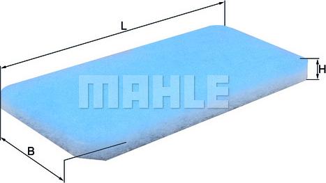 MAHLE LAP 27 - Filter, interior air autospares.lv