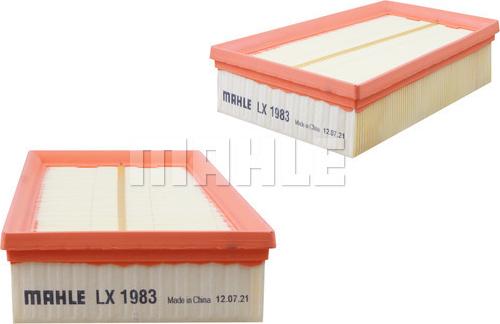 MAHLE LX 1983 - Air Filter, engine autospares.lv