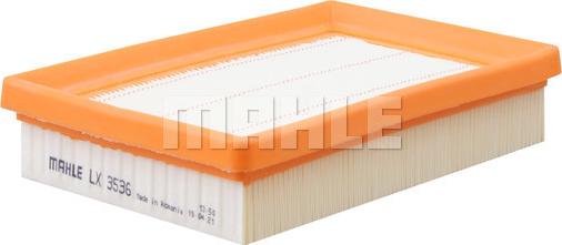 MAHLE LX 3536 - Air Filter, engine autospares.lv