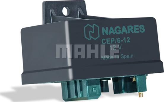 MAHLE MHG 16 - Relay, glow plug system autospares.lv