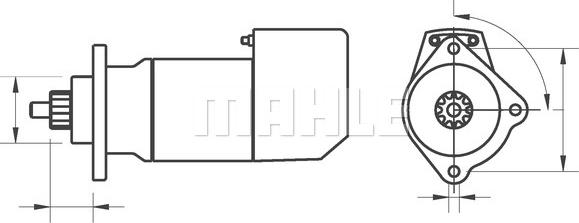 MAHLE MS 675 - Starter autospares.lv