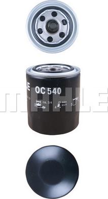 MAHLE OC 540 - Oil Filter autospares.lv