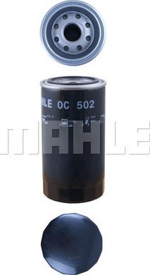 MAHLE OC 502 - Oil Filter autospares.lv