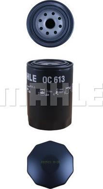 MAHLE OC 613 - Oil Filter autospares.lv