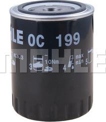 MAHLE OC 199 - Oil Filter autospares.lv