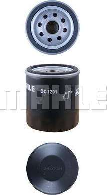 MAHLE OC 1291 - Oil Filter autospares.lv