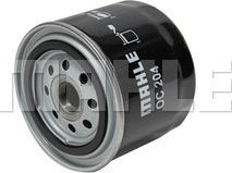 MAHLE OC 204 - Oil Filter autospares.lv