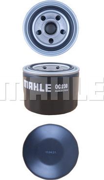 MAHLE OC 230 - Oil Filter autospares.lv