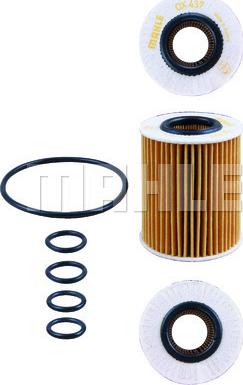 MAHLE OX 437D - Oil Filter autospares.lv