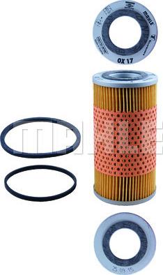 MAHLE OX 17D - Oil Filter autospares.lv