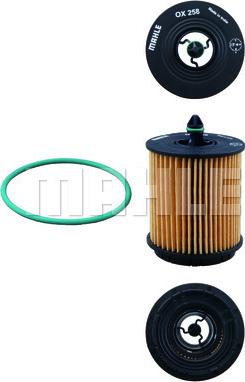 MAHLE OX 258D - Oil Filter autospares.lv