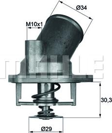 MAHLE TI 2 92 - Coolant thermostat / housing autospares.lv