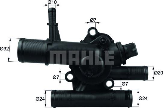 MAHLE TI 217 89 - Coolant thermostat / housing autospares.lv