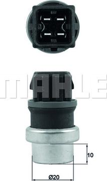 MAHLE TSE 24 - Sensor, coolant temperature autospares.lv