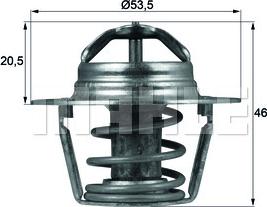 MAHLE TX 91 89 D - Coolant thermostat / housing autospares.lv