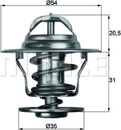 MAHLE TX 13 87D - Coolant thermostat / housing autospares.lv