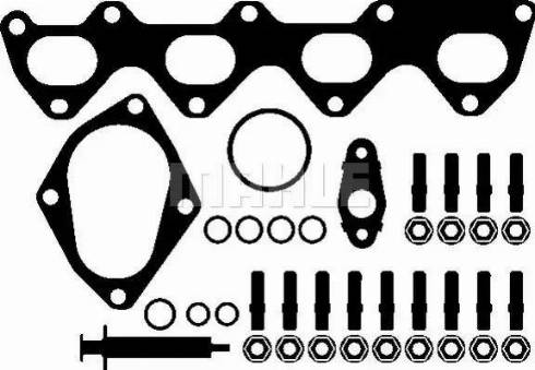 MAHLE 030 TA 16722 000 - Mounting Kit, charger autospares.lv