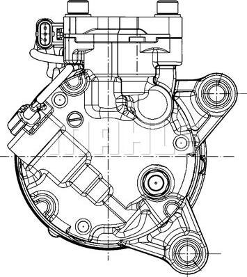 MAHLE ACP 598 000P - Compressor, air conditioning autospares.lv