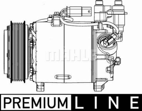 MAHLE ACP 598 000P - Compressor, air conditioning autospares.lv