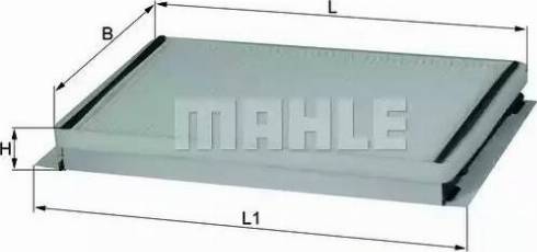 MAHLE LA 9 - Filter, interior air autospares.lv